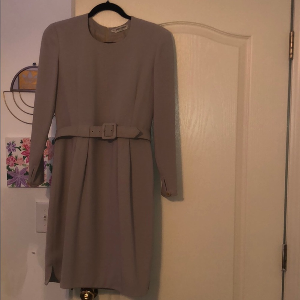 Vintage Giorgio Armani Belted Dress #0154